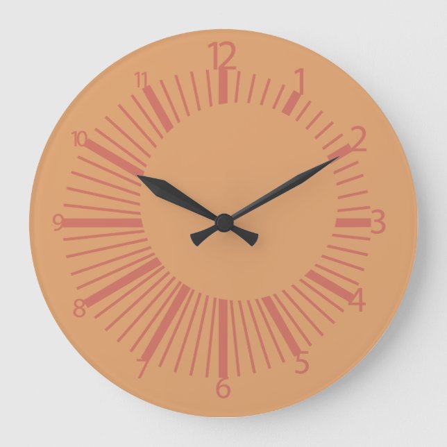 Grande Horloge Ronde Pixelat Displaced Circles by masanser (Recto)