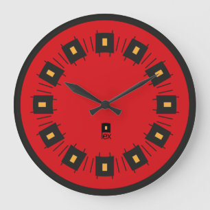 Grande Horloge Ronde PIXELAT PREMIÈRE SÉRIE LEX par masanser