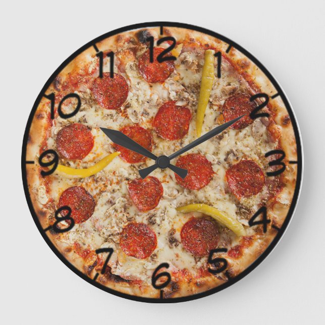 Grande Horloge Ronde Pizza (Recto)