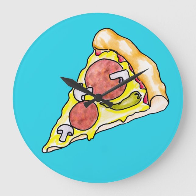 Grande Horloge Ronde Pizza (Recto)