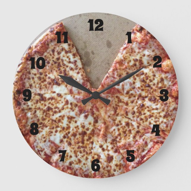 Grande Horloge Ronde Pizza au fromage (Recto)