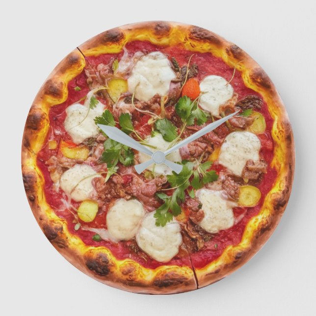 Grande Horloge Ronde Pizza Fugazza (Recto)