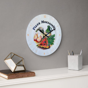 Grande Horloge Ronde Pizza Mozarella