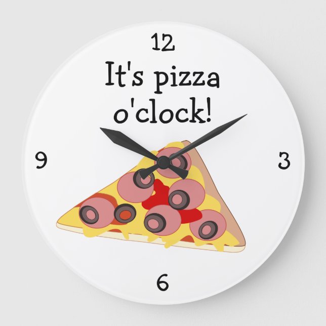 Grande Horloge Ronde Pizza O'Clock (Recto)