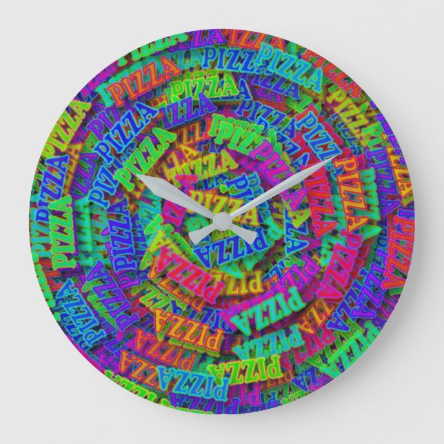 Grande Horloge Ronde Pizza Rainbow (Recto)