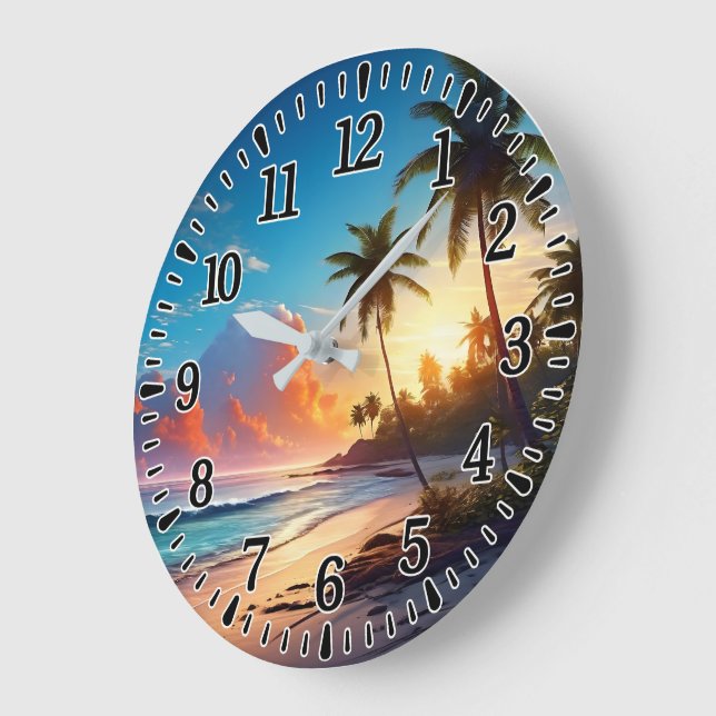 Grande Horloge Ronde Plage  (Angle)