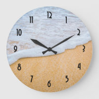 Plage de sable avec Surf en mousse