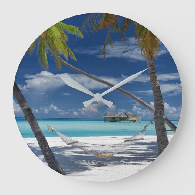 Grande Horloge Ronde Plages tropicales | Sandy Beach, Maldives (Recto)