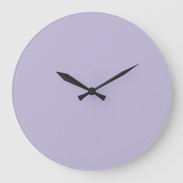 Grande Horloge Ronde Plain dusty lavender solid color (Recto)