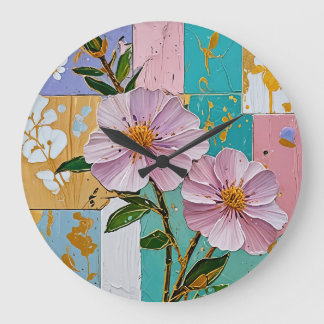 Grande Horloge Ronde Plaisir Floral