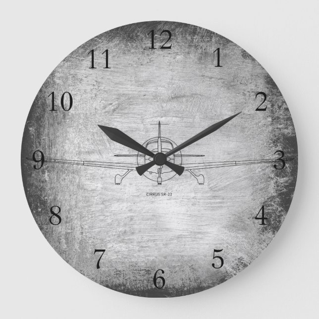 Grande Horloge Ronde Plan Cirrus SR-22 (Recto)