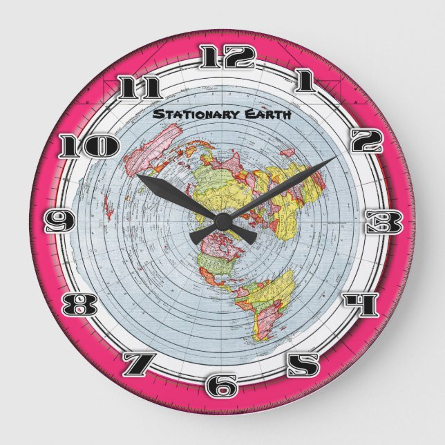 Grande Horloge Ronde Plan Map of the World (Recto)
