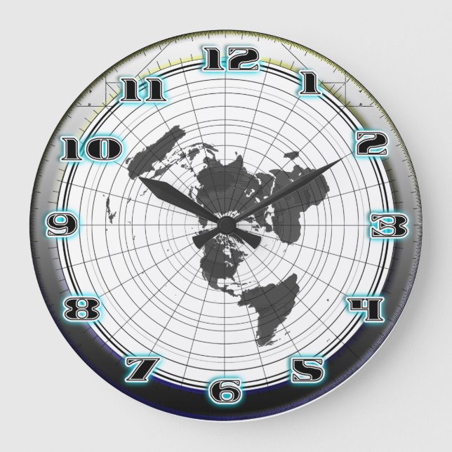 Grande Horloge Ronde Plan Map of the World (Recto)
