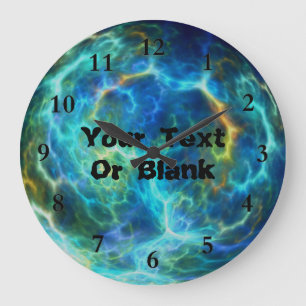 Grande Horloge Ronde Plasma électrique