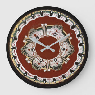 Grande Horloge Ronde Plat vintage bulgare