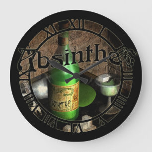 Grande Horloge Ronde Plateau Absinthe