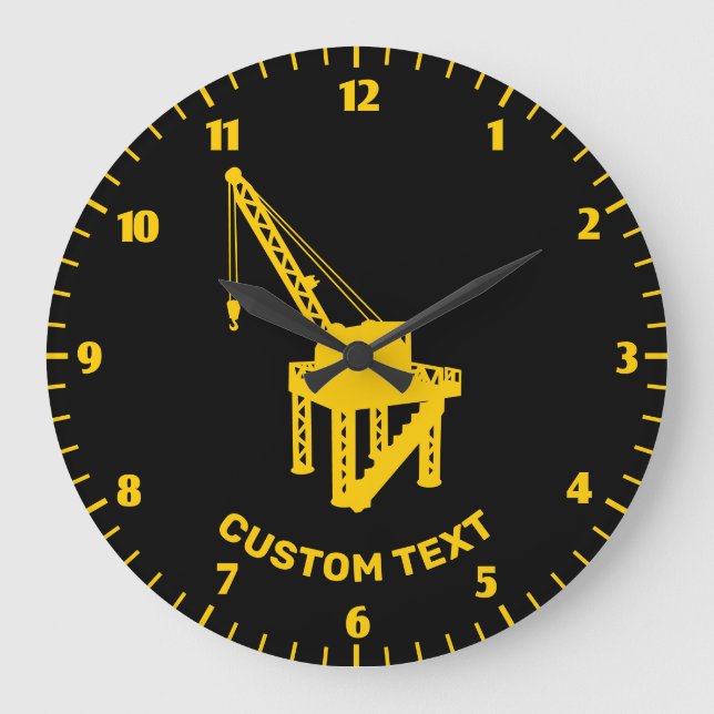 Grande Horloge Ronde Plateforme de construction (Recto)