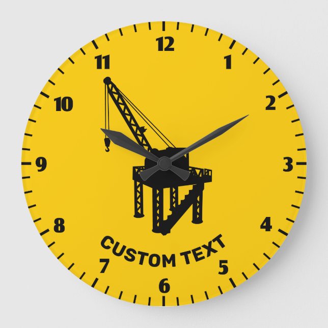 Grande Horloge Ronde Plateforme de construction (Recto)