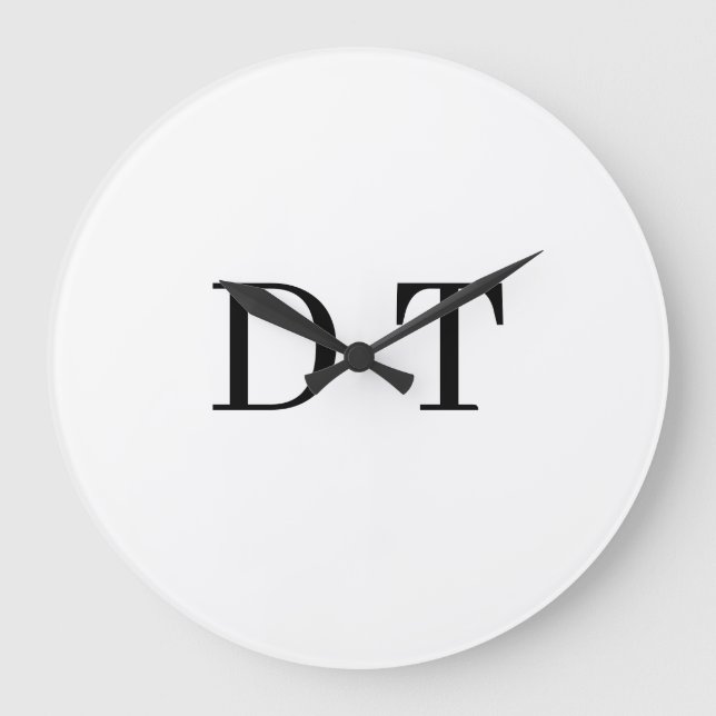 Grande Horloge Ronde Platinum Mirror Engrave – Ultra‑Clean Luxury  (Recto)