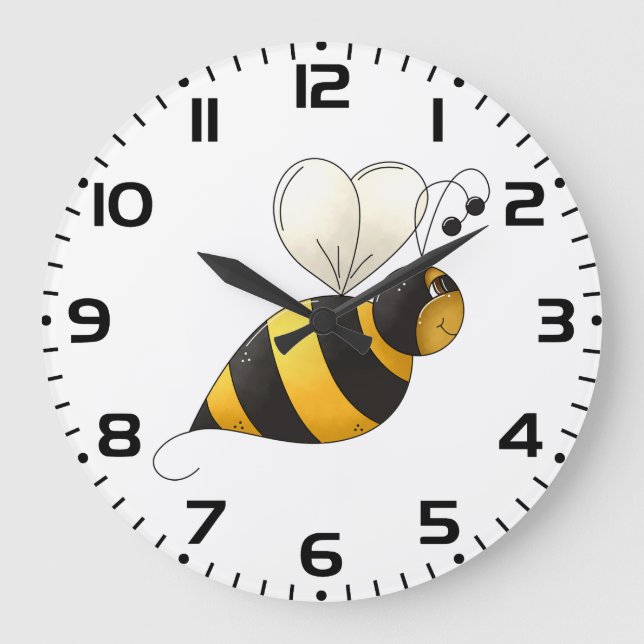 Grande Horloge Ronde Plump Winged Bumble Bee (Recto)