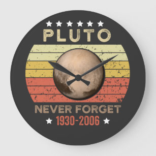 Grande Horloge Ronde Pluto n'oublie jamais 1930-2006