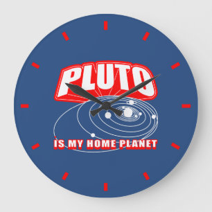 Grande Horloge Ronde Pluton est ma planète natale