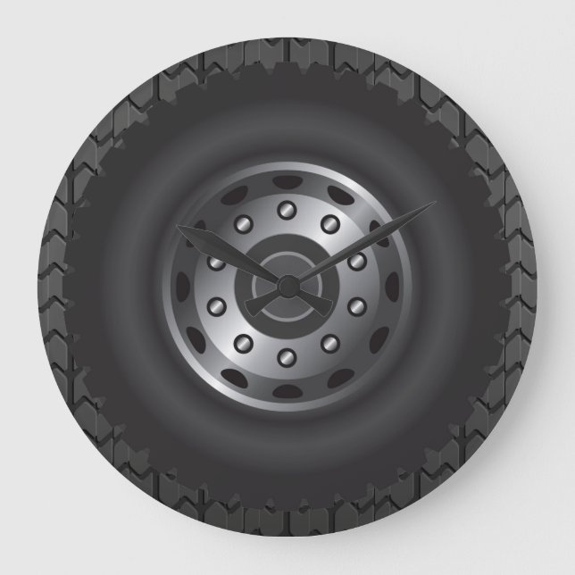 Grande Horloge Ronde Pneumatiques pour camions MONSTER #1 (Recto)