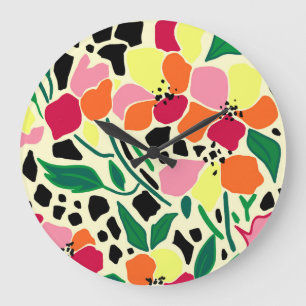 Grande Horloge Ronde Points de jardin tropicaux