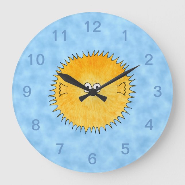 Grande Horloge Ronde Poisson Porcupine. (Recto)