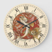 Poisson Volant Japonais et Feuilles de Bambou Art