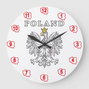Grande Horloge Ronde Poland With Polish Eagle