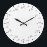 Grande Horloge Ronde Polar Math Clock<br><div class="desc">math clock along the unit circle in the complex plane polar coordinate values</div>