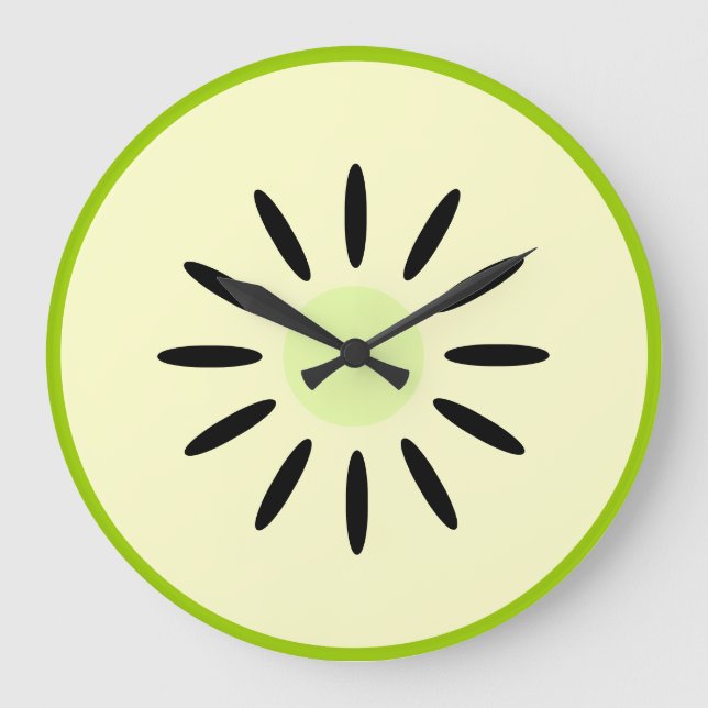 Grande Horloge Ronde Pomme Granny Smith (Recto)