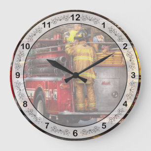 Grande Horloge Ronde Pompier - corps de sapeurs-pompiers de Metuchen