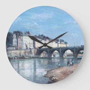 Grande Horloge Ronde Pont de la Tournelle à Paris par Stanislas Lépine