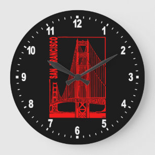 Grande Horloge Ronde Pont Francisco-D'or en porte de San