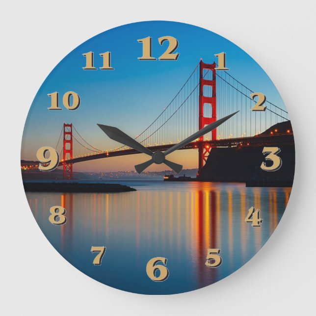 Grande Horloge Ronde Pont Golden Gate (Recto)