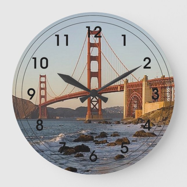 Grande Horloge Ronde Pont Golden Gate (Recto)