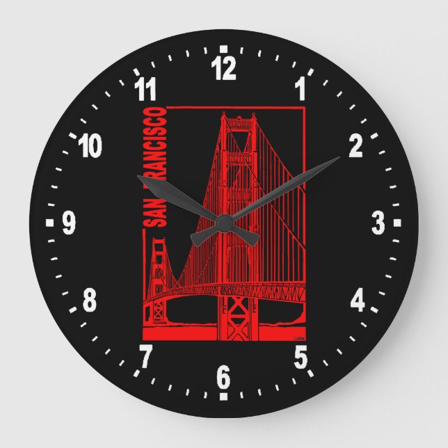 Grande Horloge Ronde Pont San Francisco-Golden Gate (Recto)