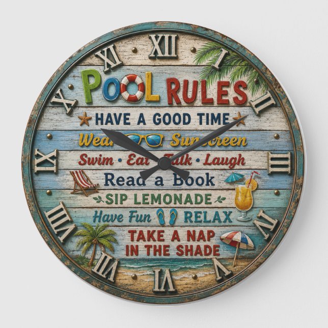 Grande Horloge Ronde Pool  Beach House  (Recto)