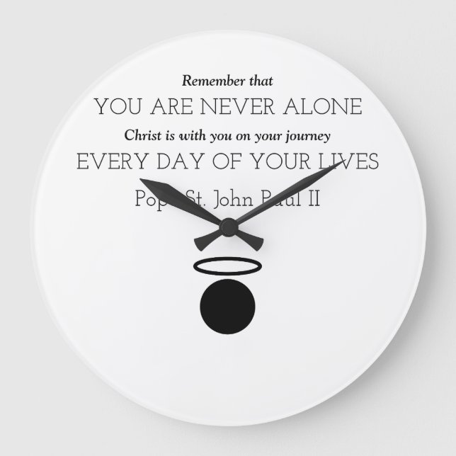 Grande Horloge Ronde Pope St. John Paul II (Recto)