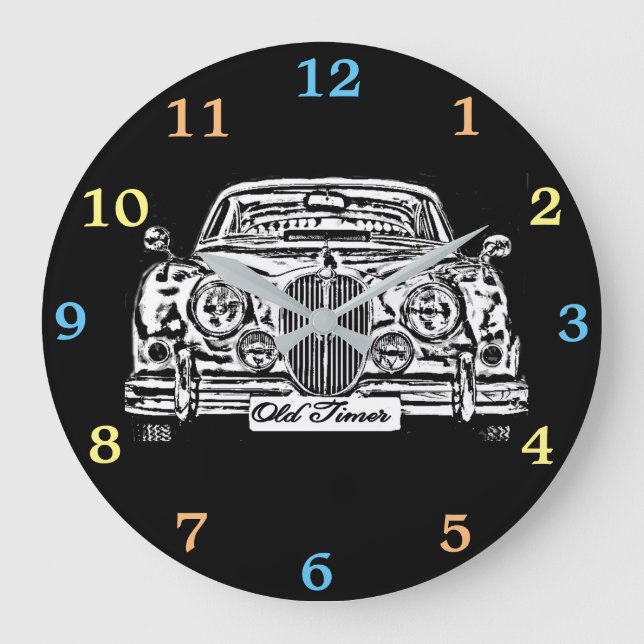 Grande Horloge Ronde Porte-monnaie classique Jaguar MK 2 (Recto)