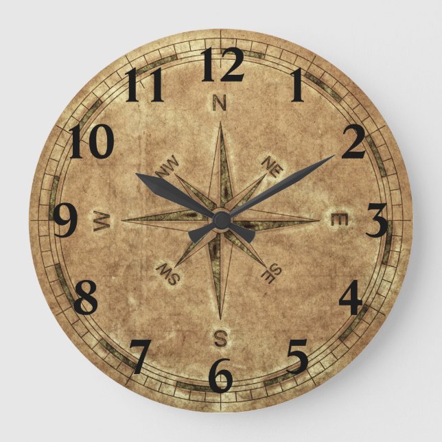 Grande Horloge Ronde Porté vieux compas (Recto)