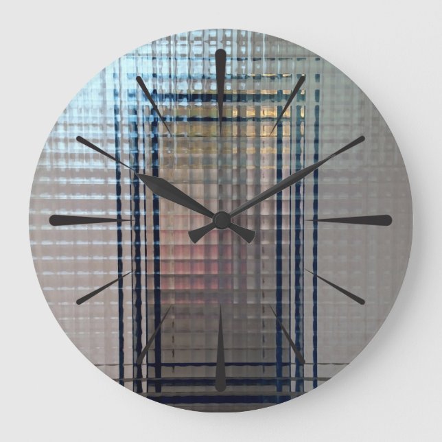 Grande Horloge Ronde Portes vitrées (Recto)