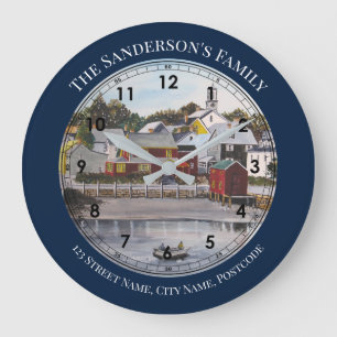 Grande Horloge Ronde Portsmouth Harbour New Hampshire Peinture