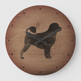 Grande Horloge Ronde Portugais Water Dog Silhouette Russe