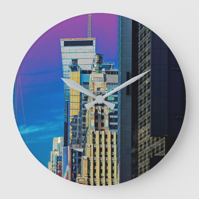 Grande Horloge Ronde Poster du bâtiment principal New York City (Recto)