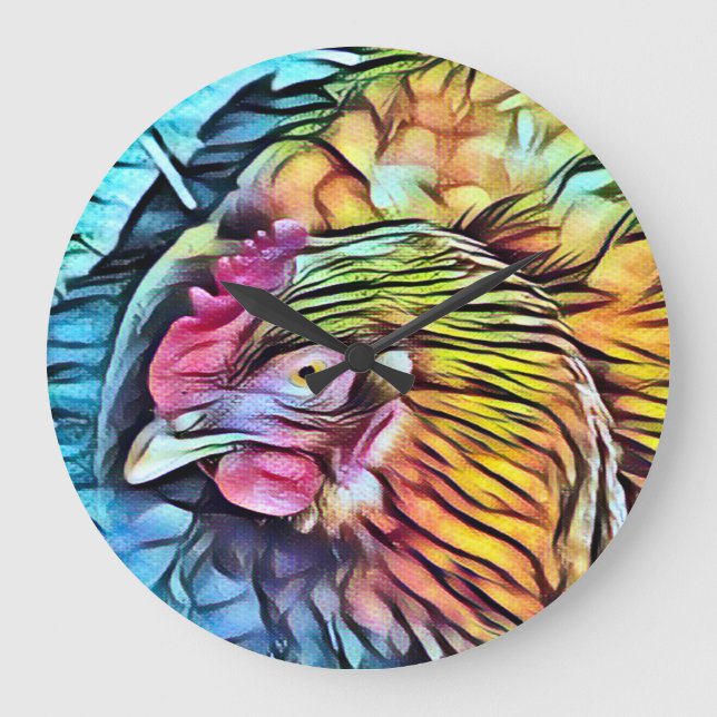 GRANDE HORLOGE RONDE POULET (Recto)