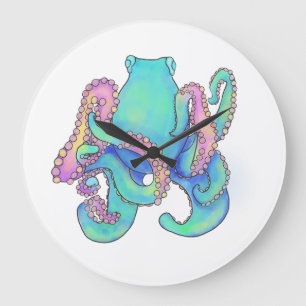 Grande Horloge Ronde poulpe
