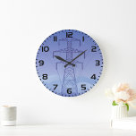 Grande Horloge Ronde Power Pylons Starry Sky<br><div class="desc">Horloge Power Pylons Starry Sky</div>